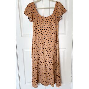 Maeve by Anthropologie Silk Scoop-Neck Side-Slit dress size 4